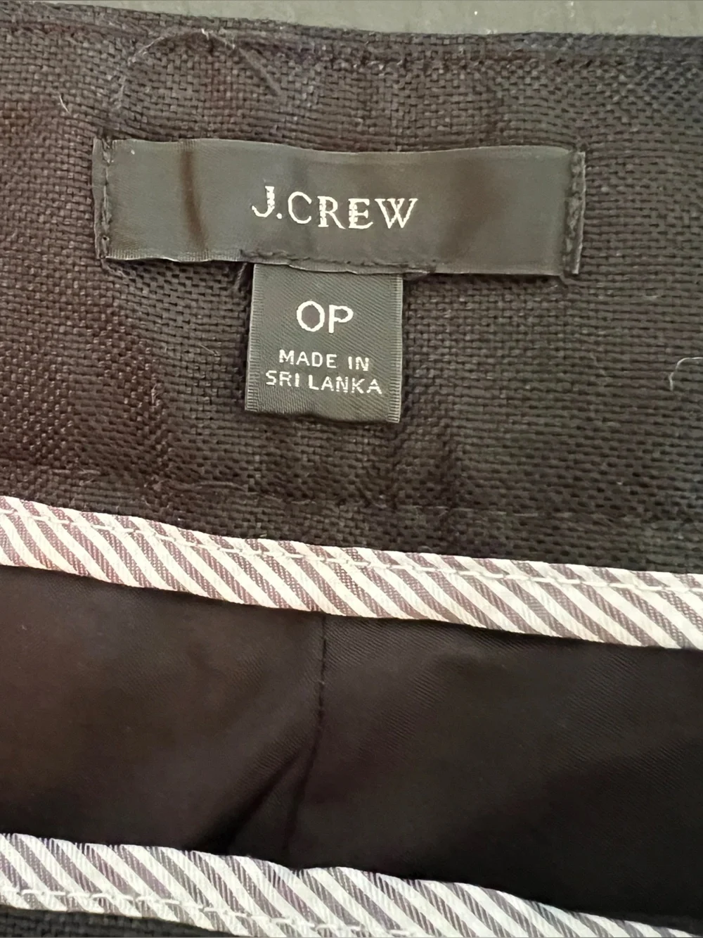 J. Crew Women’s Linen-blend Black Dress Pants - Wide Leg